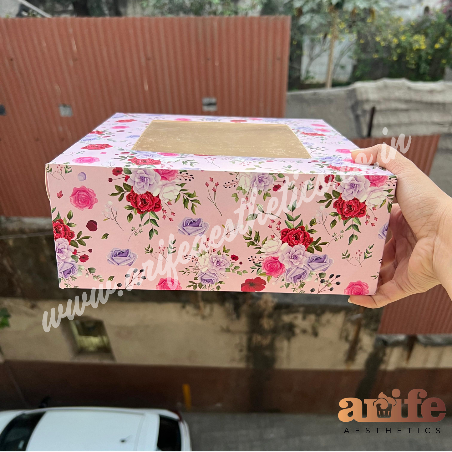 Floral Cake Box