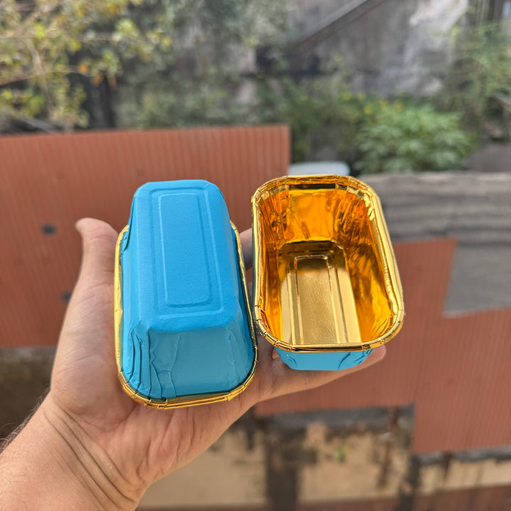 Metallic Mini Loaf Liner 10pcs