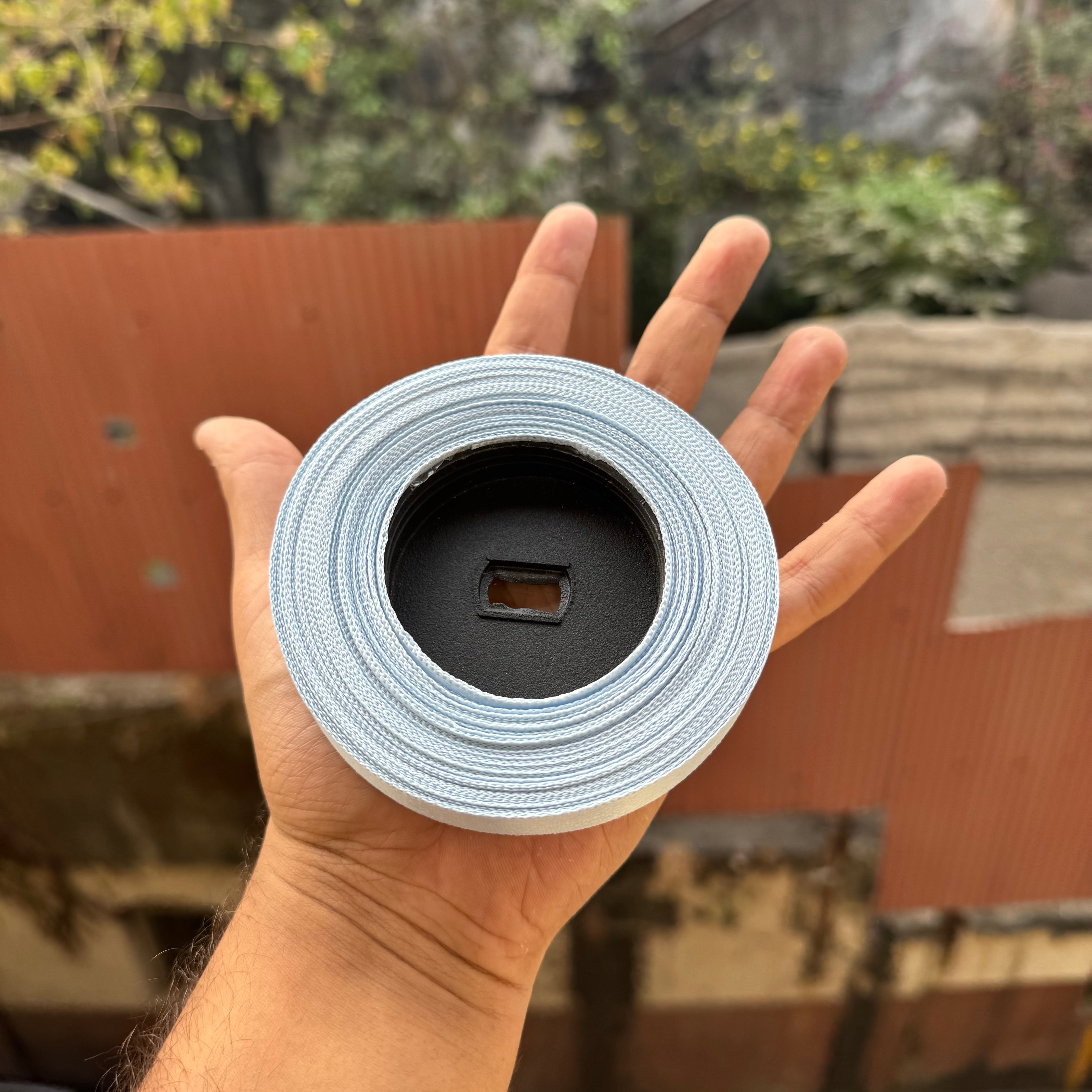 Retro Powder Blue Satin Ribbons 0.5inch Width