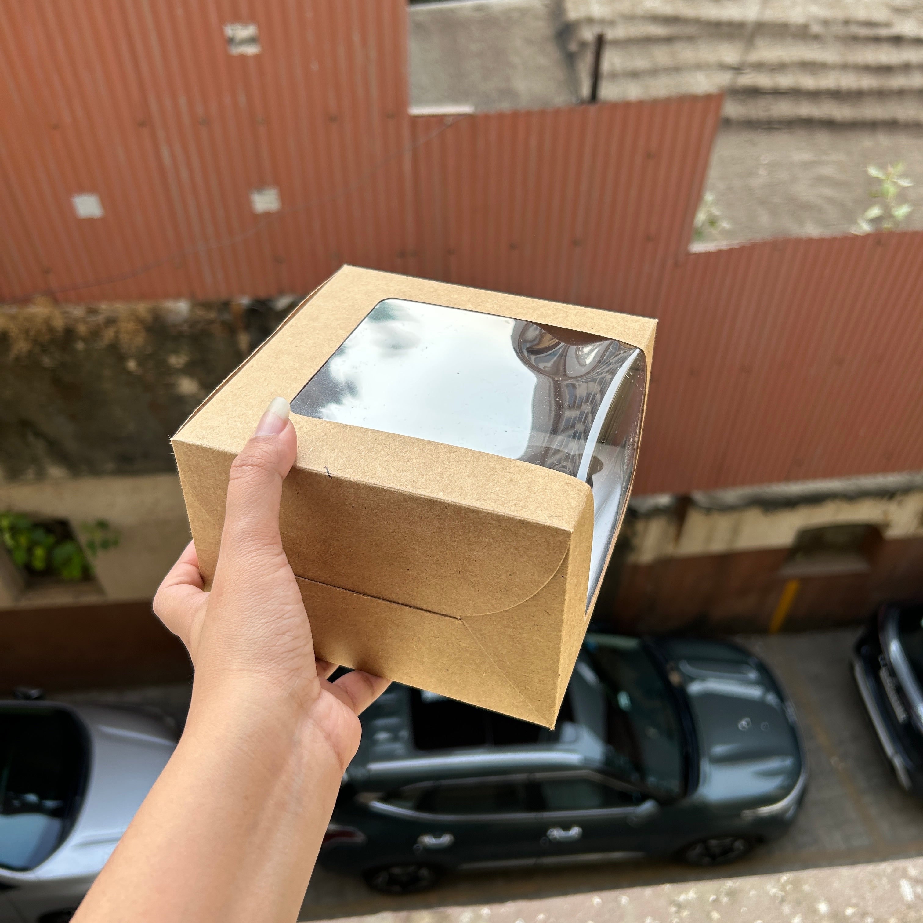 Kraft Boxes - 2 Cupcake Box L Shape (10pc)