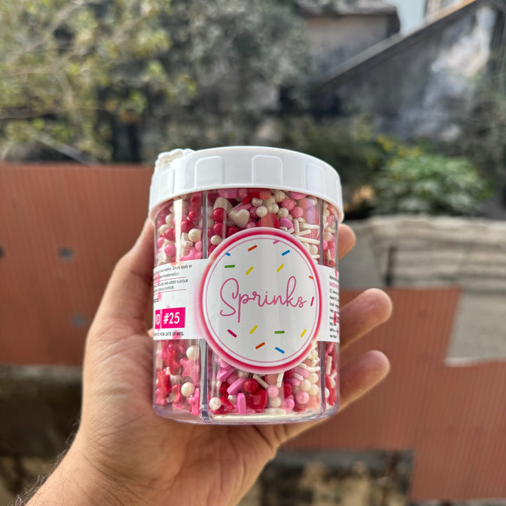 Valentine Sprinkle Saver Set 5in1 350gms #VD25