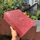 Merry Christmas Foil Hamper Box (10 pc)