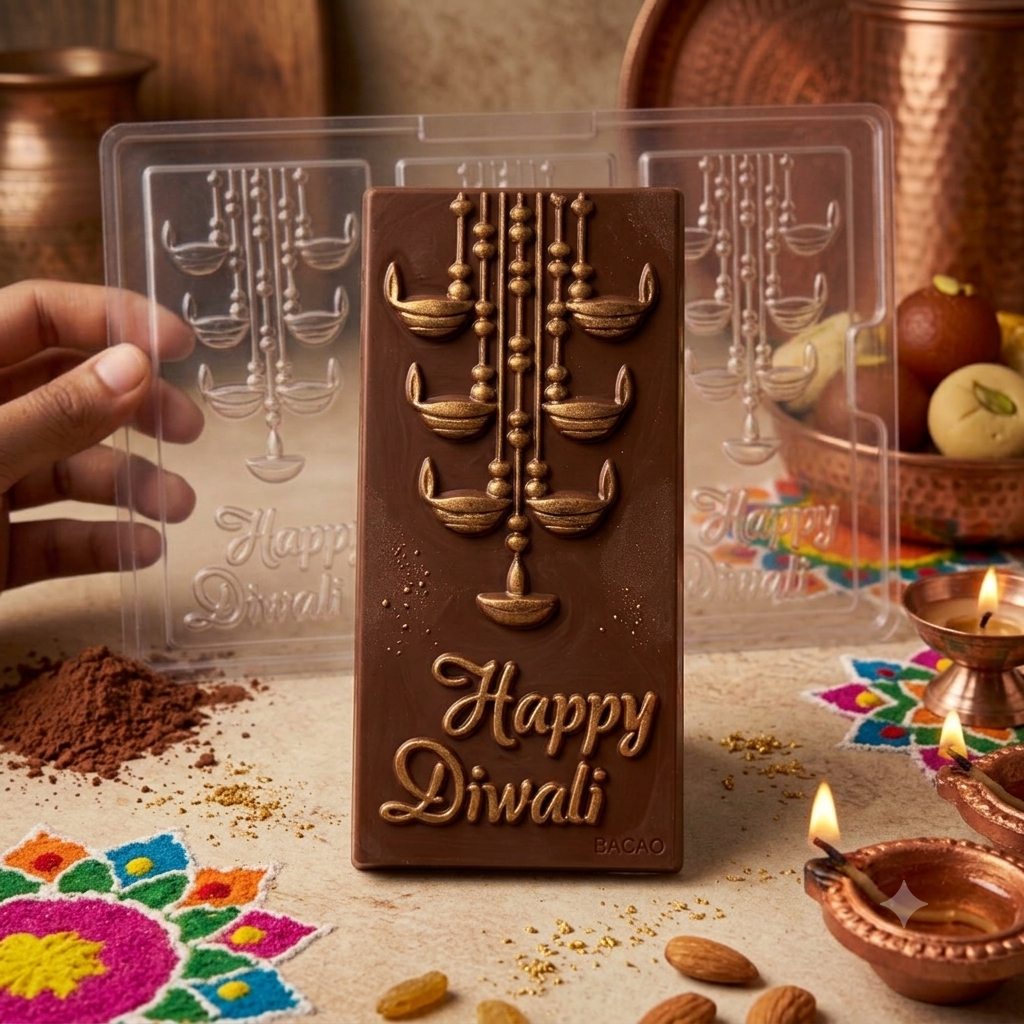 Diwali PVC Bar Chocolate Mould
