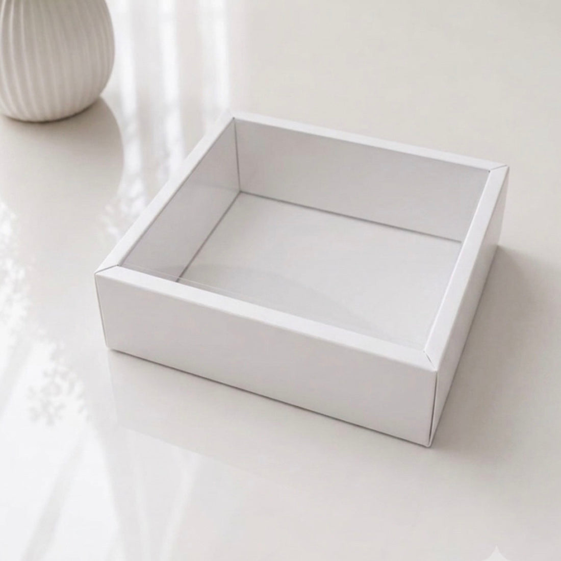 New Big White Hamper Box 12x10x4inch (5pc)