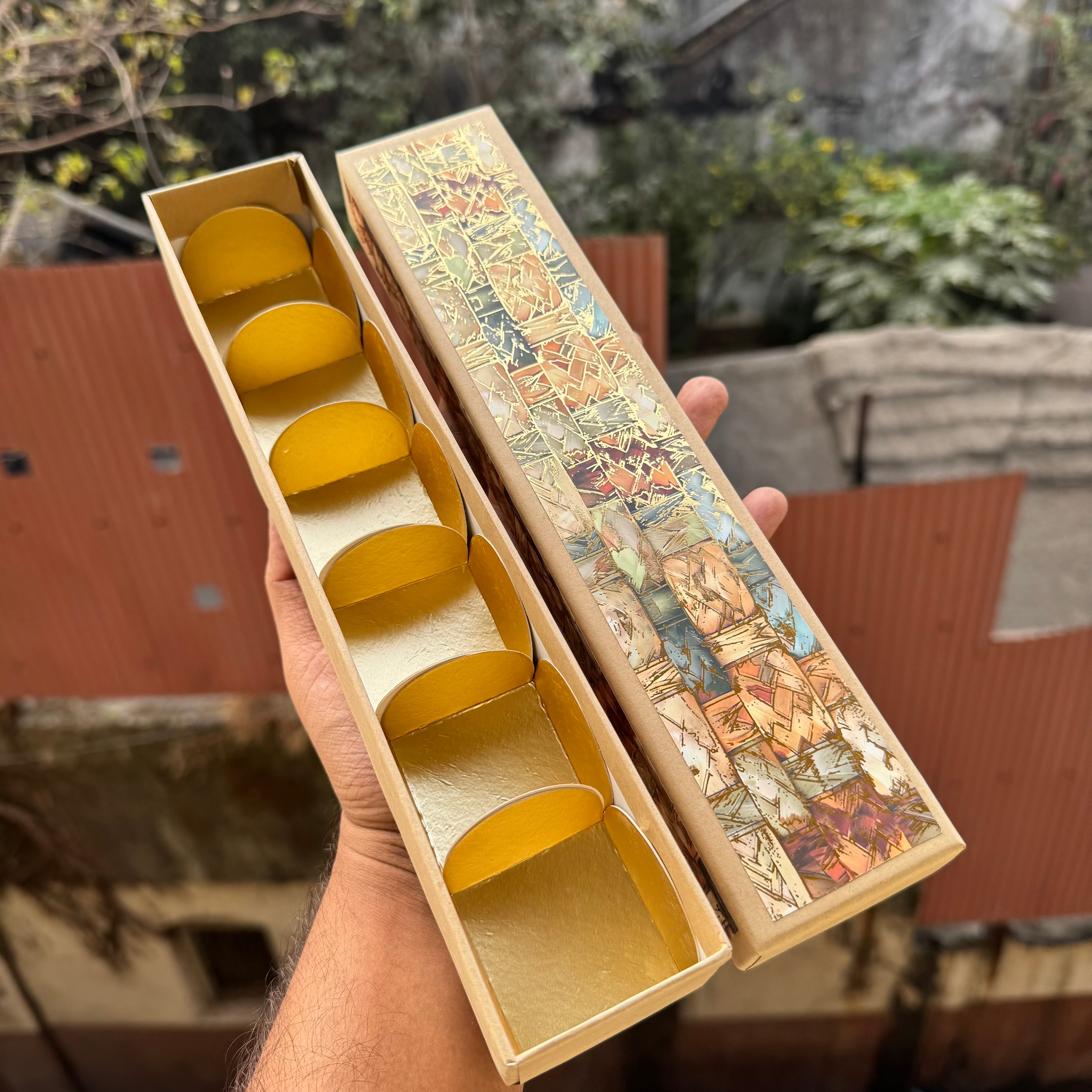 Foiled Premium Rigid Chocolate / Baklava / Truffle / Mithai Box