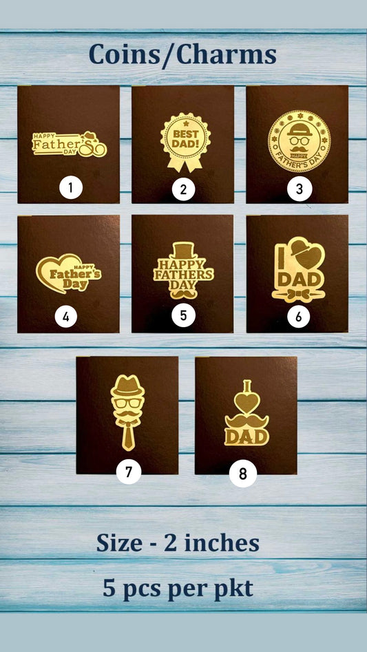 Fathers Day Coins / Charms