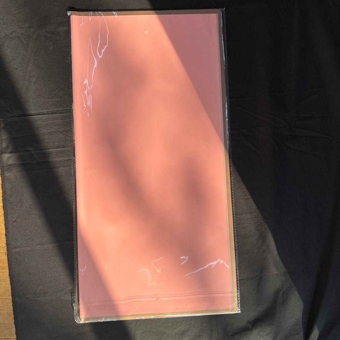 Bouquet Wrapping Sheet - Dusty Pink With Rose Gold Border - (20 sheets)
