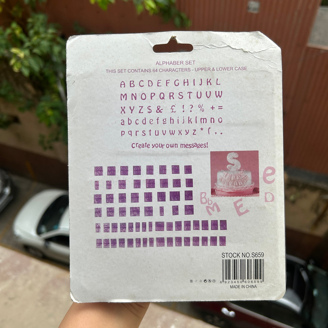 Anthony Alphabet Cutter Set