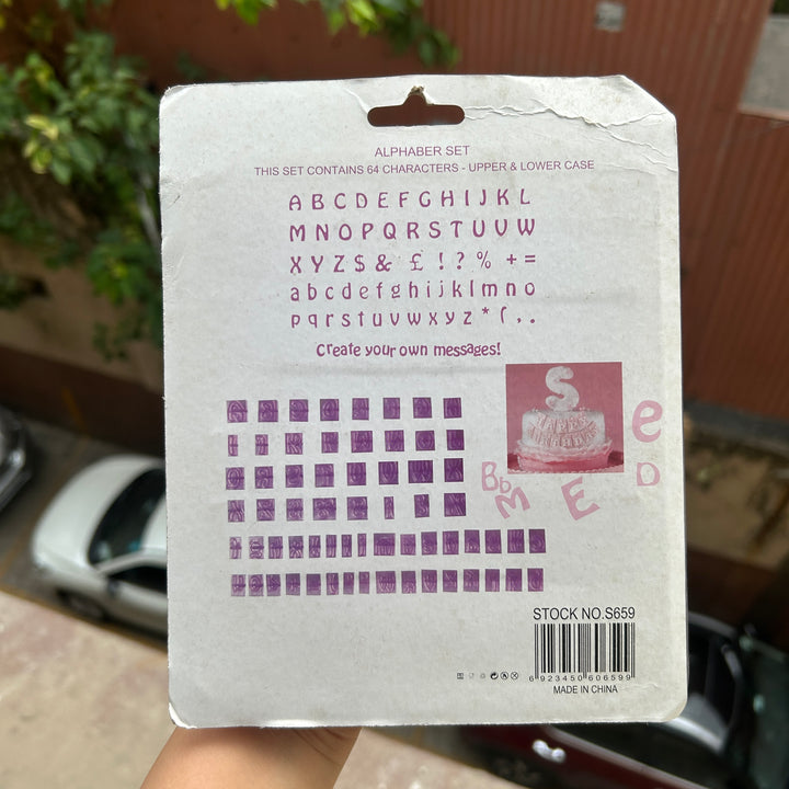 Anthony Alphabet Cutter Set