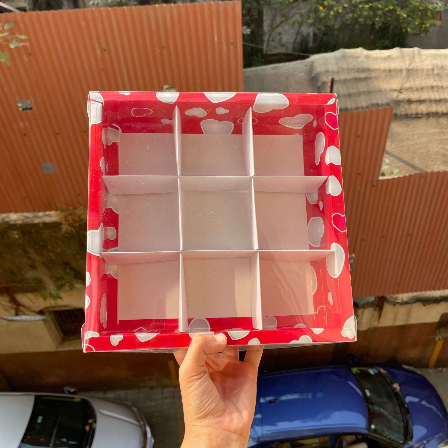 Valentine 9 in 1 Brownie Partition Box (10 Box)