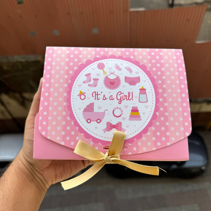 Baby Girl Announcement Hamper Box