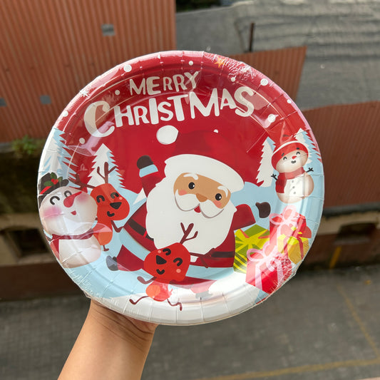 Christmas Disposable - Christmas Plates (10pc)