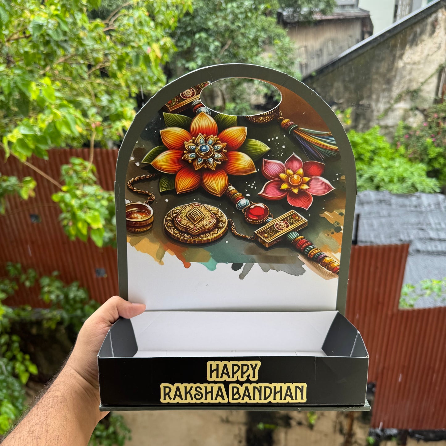 Collapsible Rakhi Hamper Stand