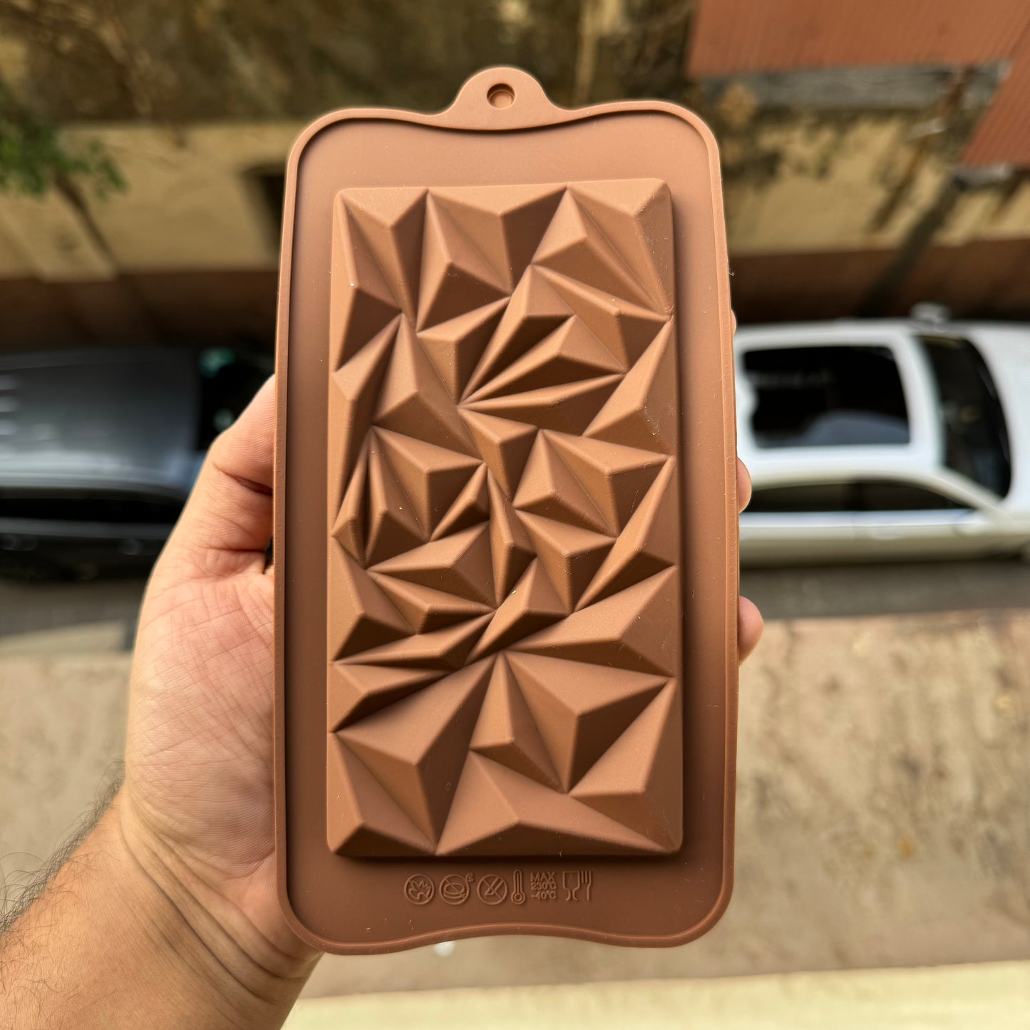 Designer Diamond Bar Chocolate Silicon Mould