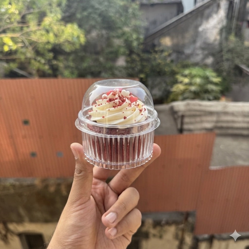 Ramekin Shape PVC Dessert / Candle Container (24 pc) • D-77