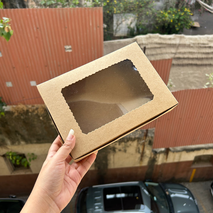 Kraft Boxes - 6 Brownie Box (10pc)