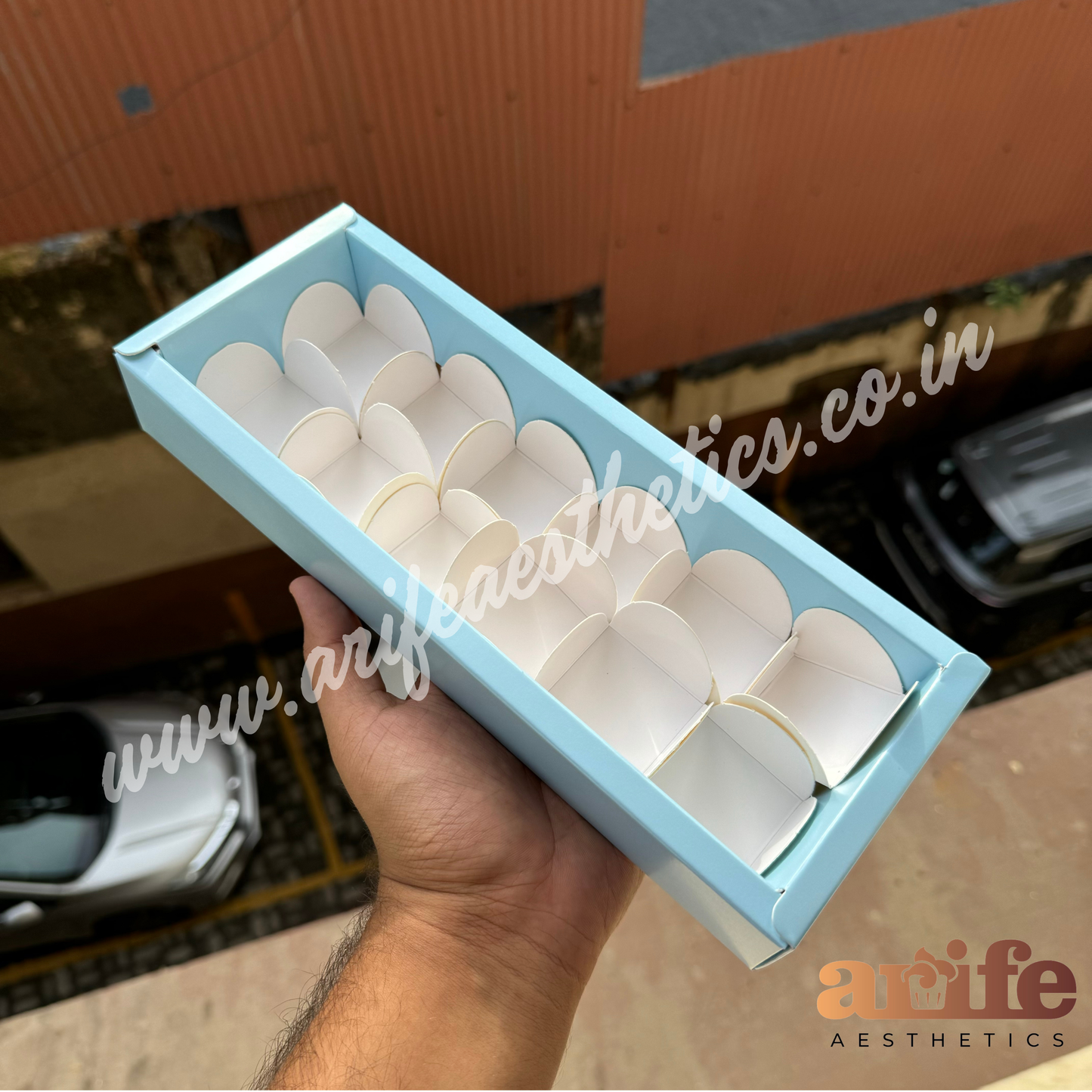 12 Cavity Premium Chocolate Box (10pcs)