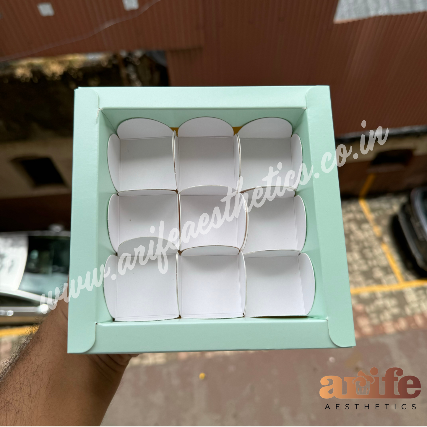 9 Cavity Chocolate Box (10pcs)