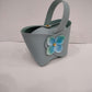 Floral Purse Style Hamper Bag 3inch (10pc) • Blue