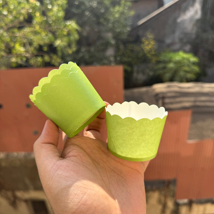 Ready to Bake Pastel Green Cupcake / Muffin Liners (50pc)