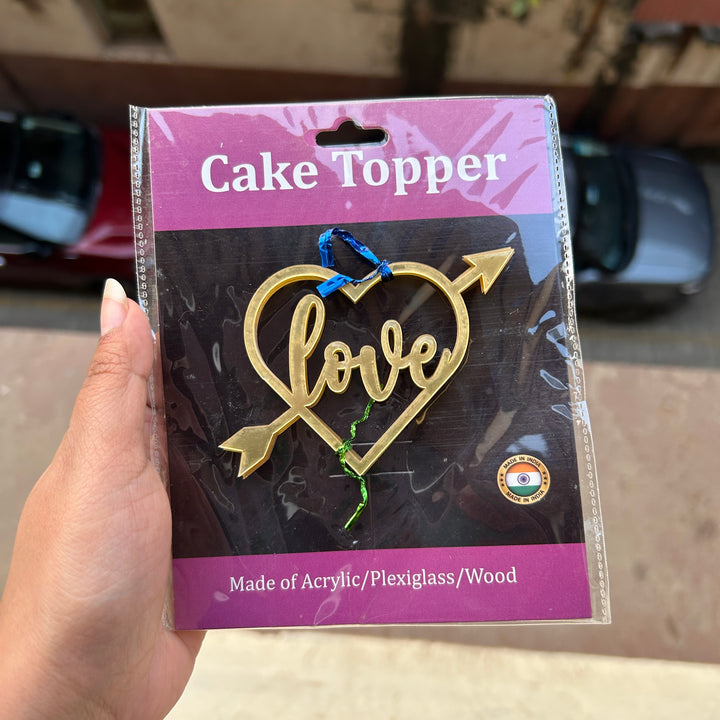 Valentine Acrylic Charm With Self Adhesive (5pcs)