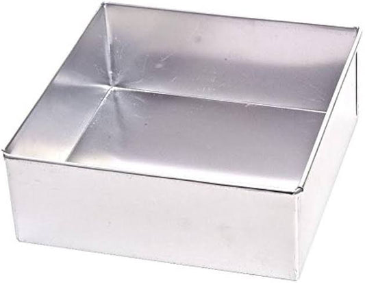 Aluminium Square Cake Tin 2” Height