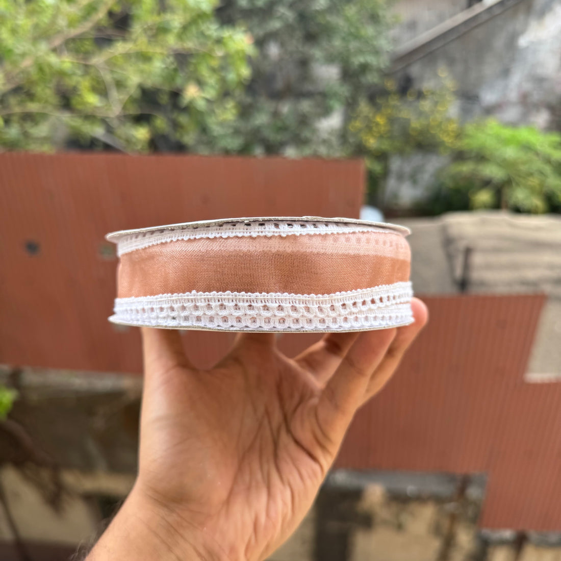Lace Ribbon Mauve (1Roll)