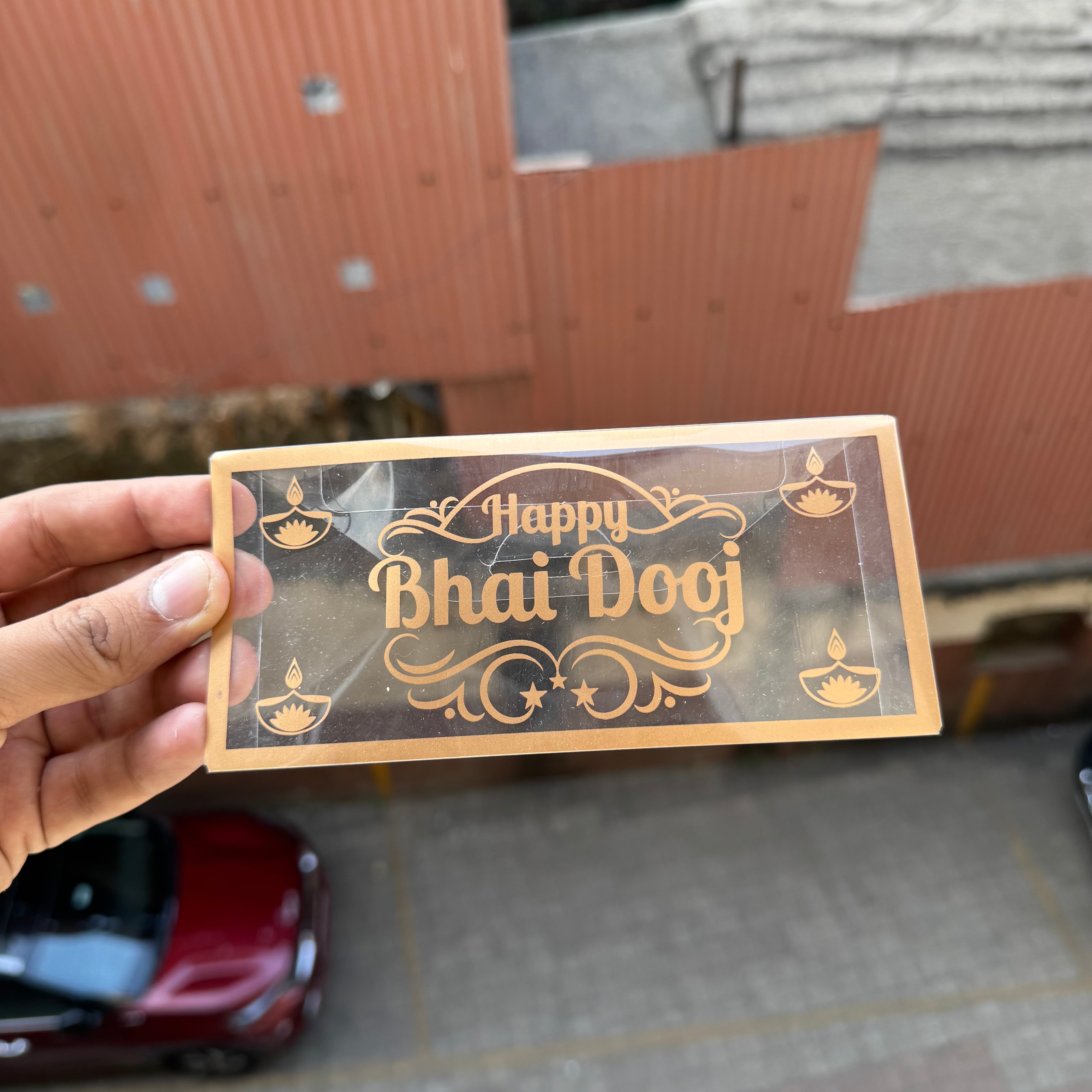 Bhai Dooj PVC Envelope