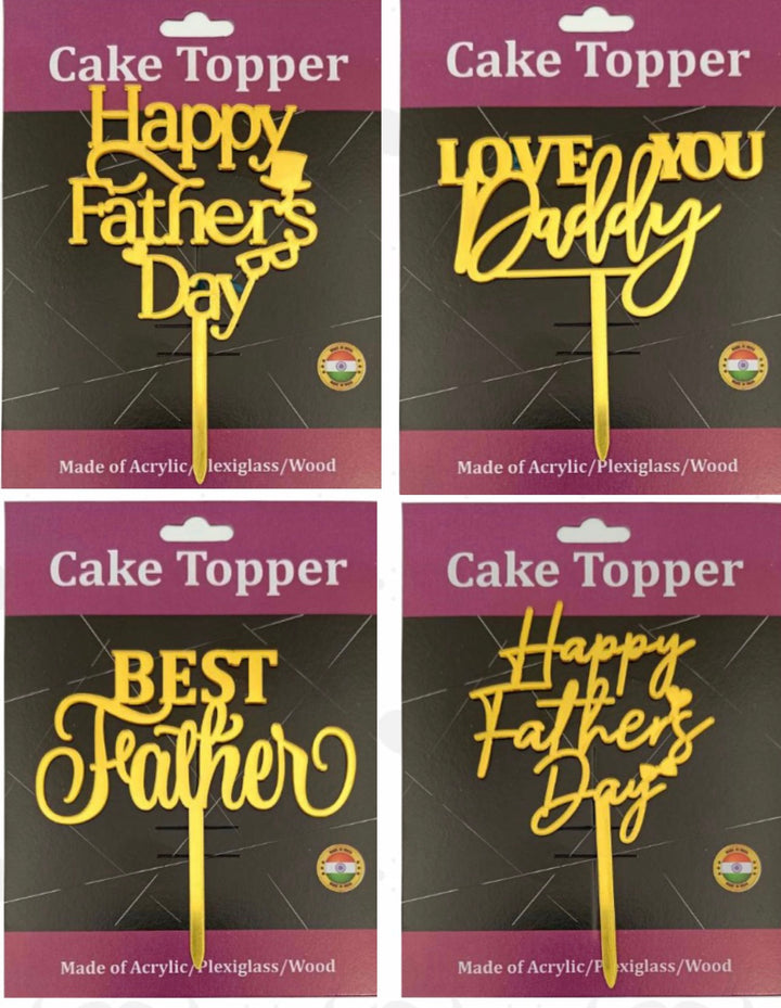 Father’s Day 4” Acrylic Topper