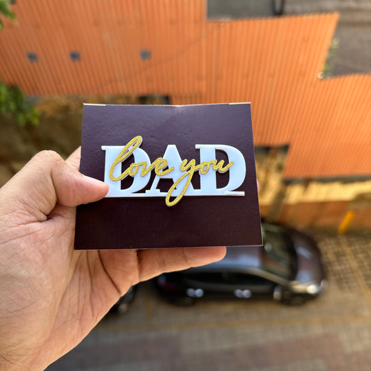Father’s Day Double Acrylic Charm (1pc)