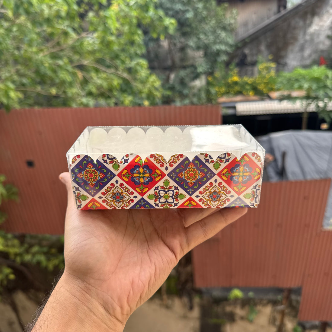 Diwali Frill Two Brownie | Donut Box (10pc) ~ Utsav Collection