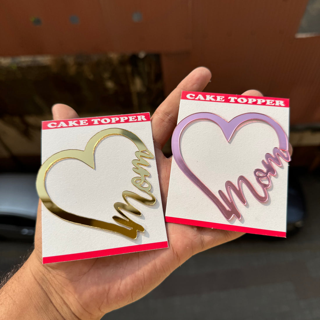 Mother’s Day Acrylic Topper / Tag (10pc)