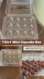 12 In 1 Pvc Mini Cupcake Box 10 Pc