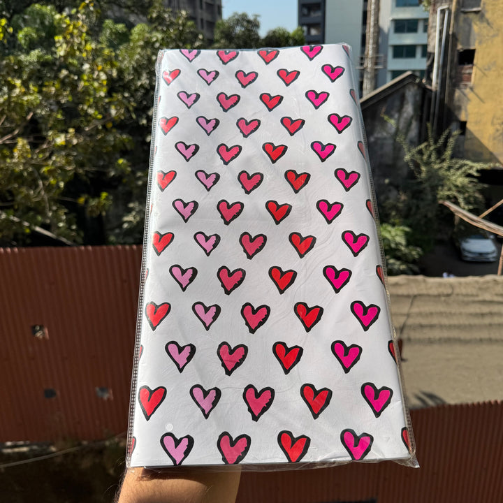 Heart Outline Wrapping Paper (25 pc)