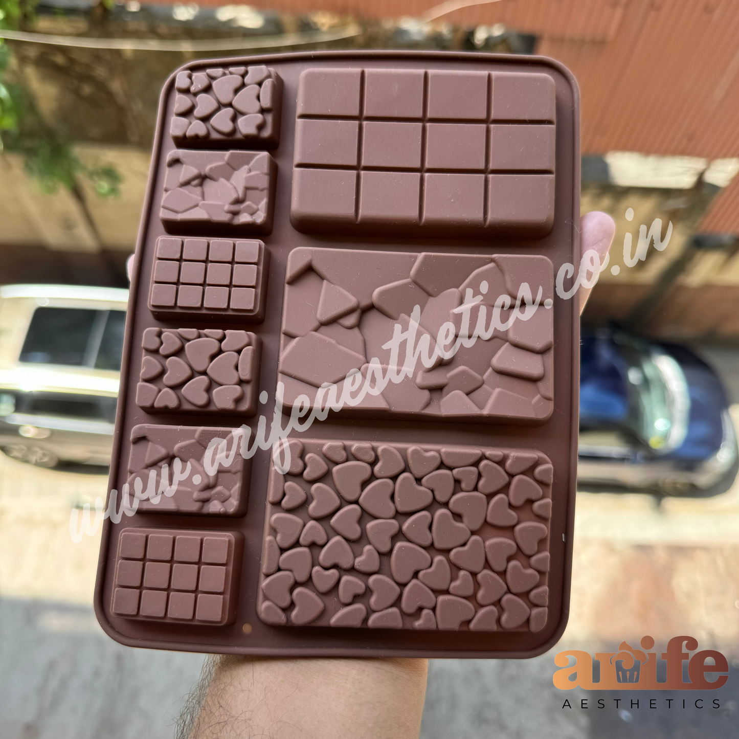 Mixed Bar Chocolate Silicon Mould