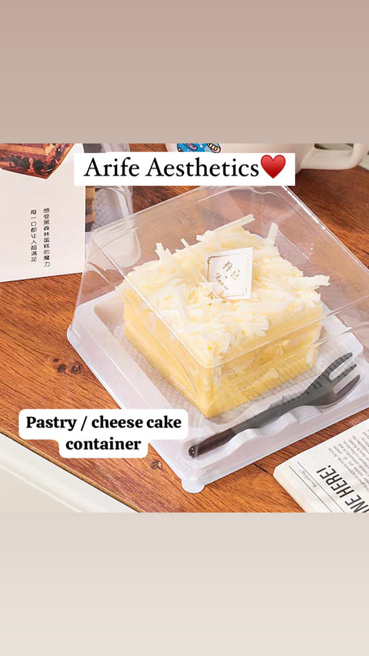 Pastry / Cheescake Container (10pc)