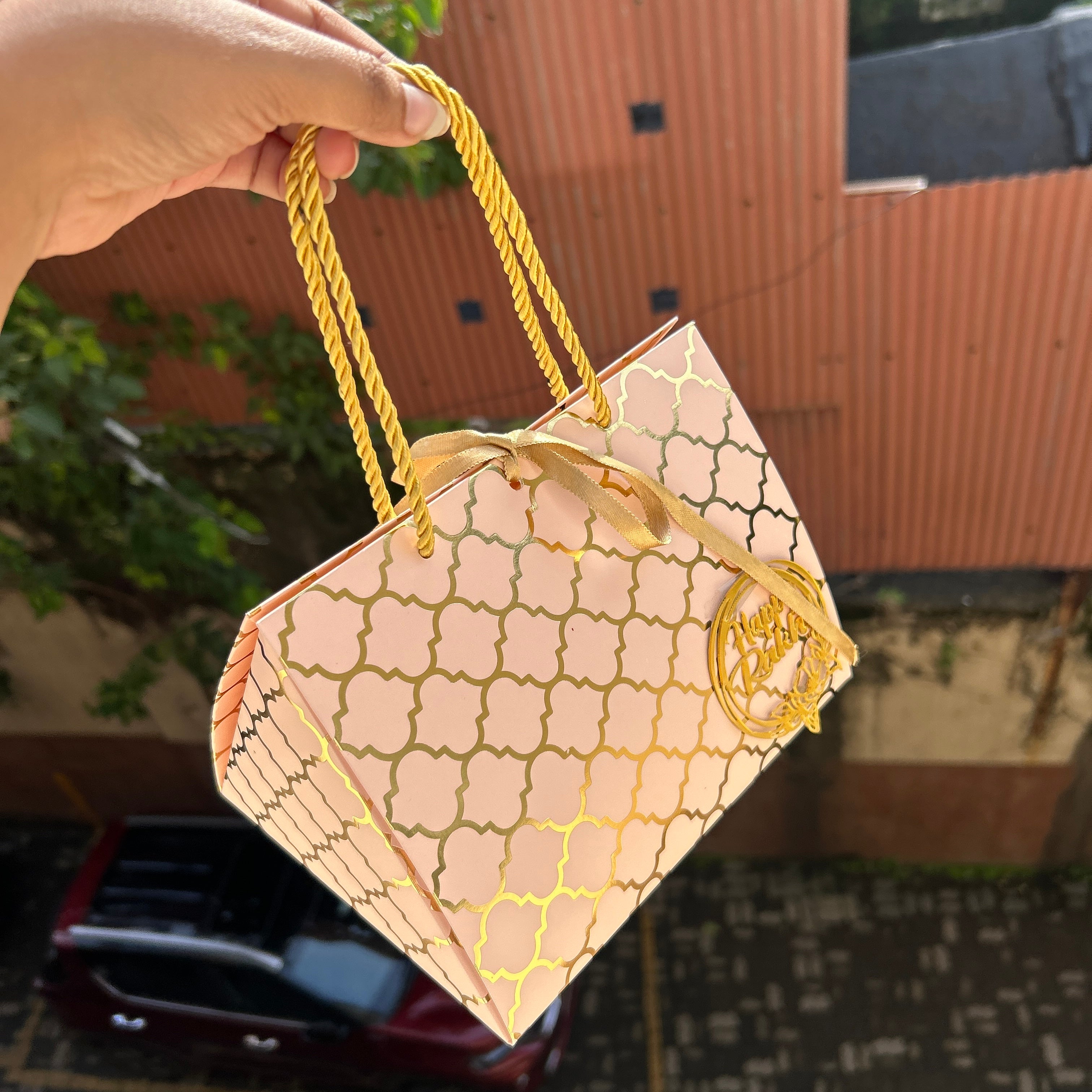 Diwali Pastel Triangle Bag