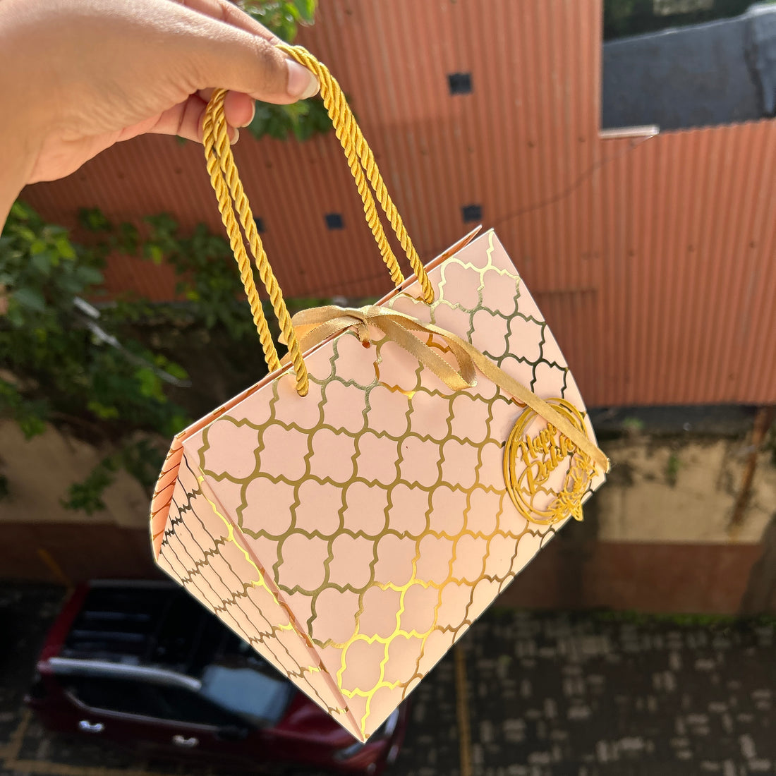Diwali Pastel Triangle Bag