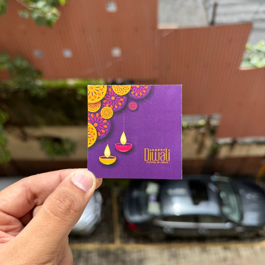 Diwali Cards Small (10pc) Mix