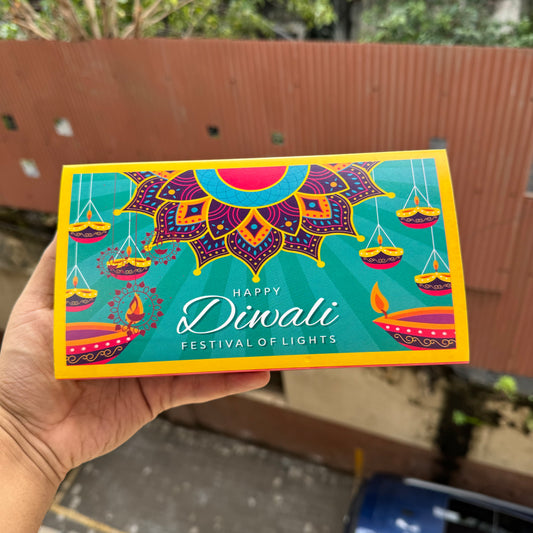 Diwali Slider Box - 8 Cavity - For Chocolates / Candles / Truffles / Brownies / Mithai’s & More (10pc)