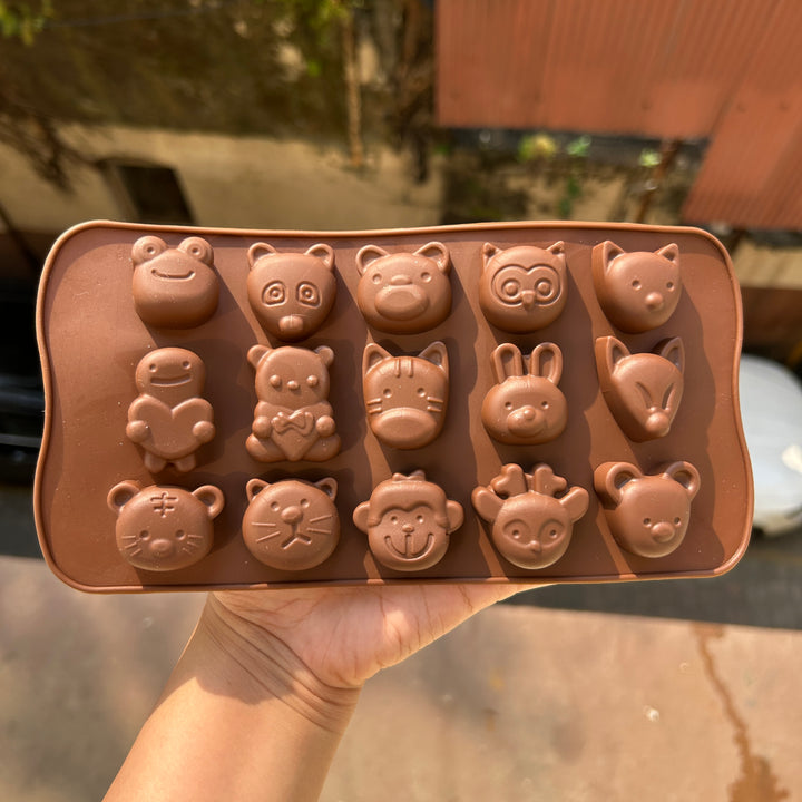 Kawaii Animal Faces Cute Silicon Mould