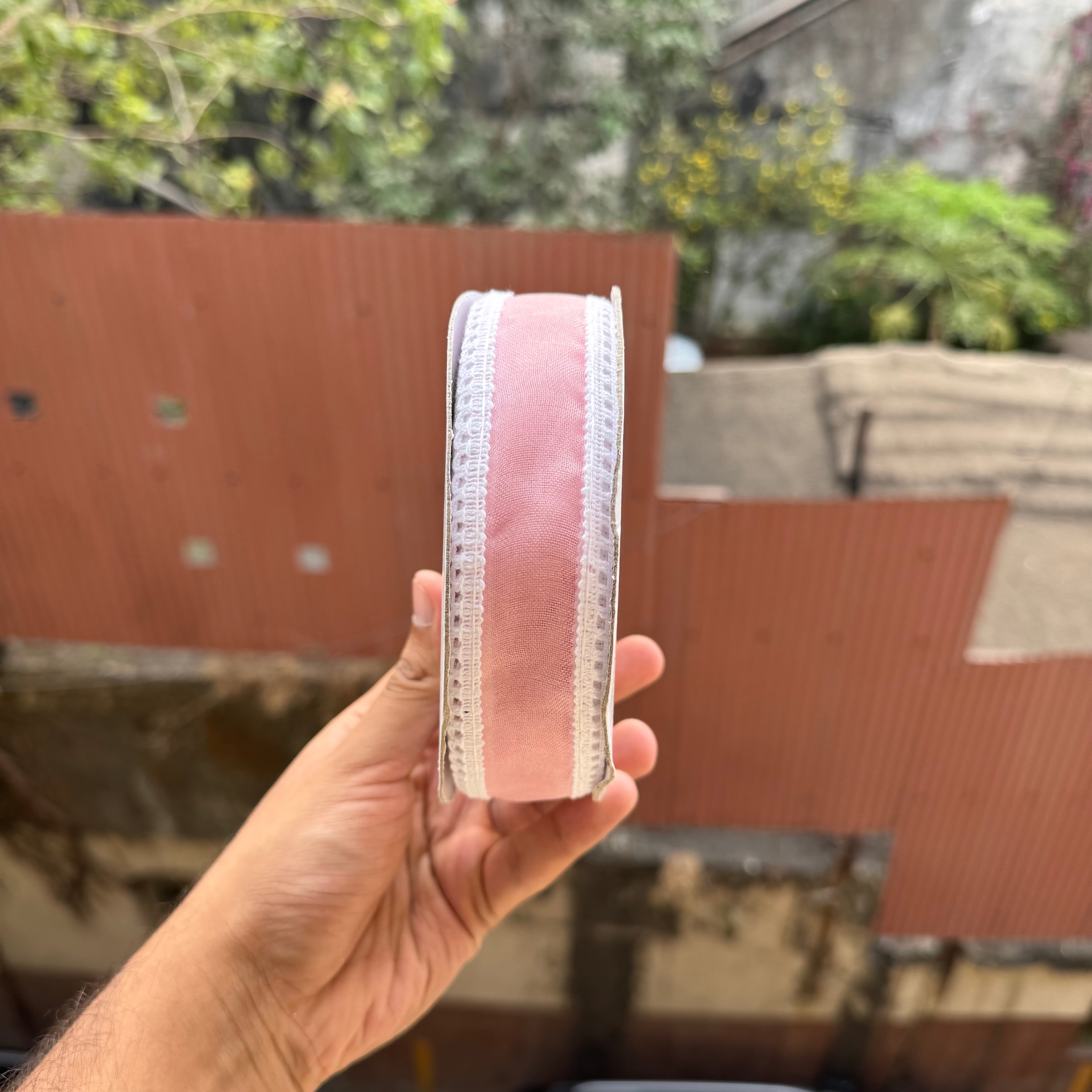 Lace Ribbon Peach (1Roll)