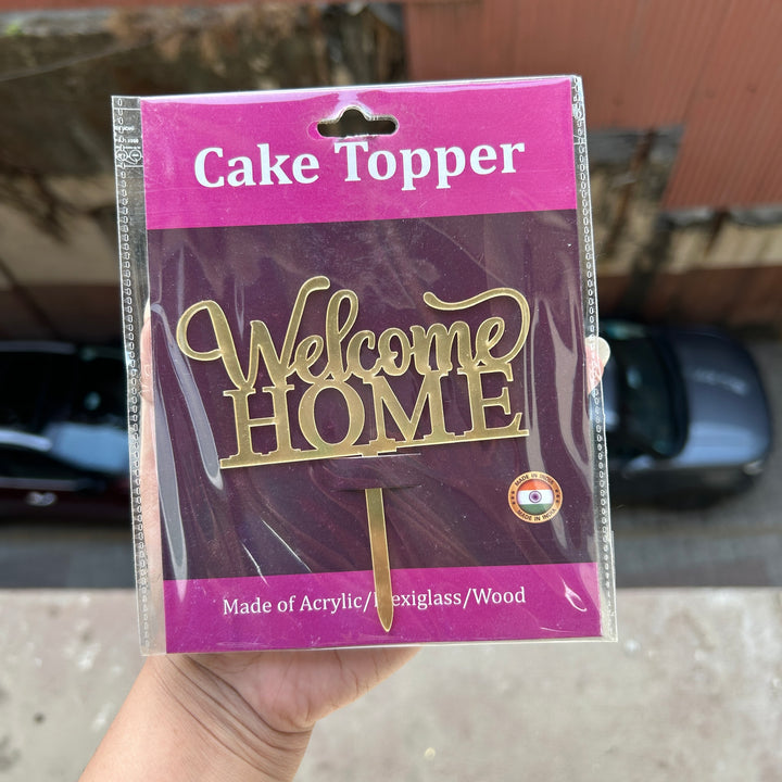 Welcome Home 4” Acrylic Topper