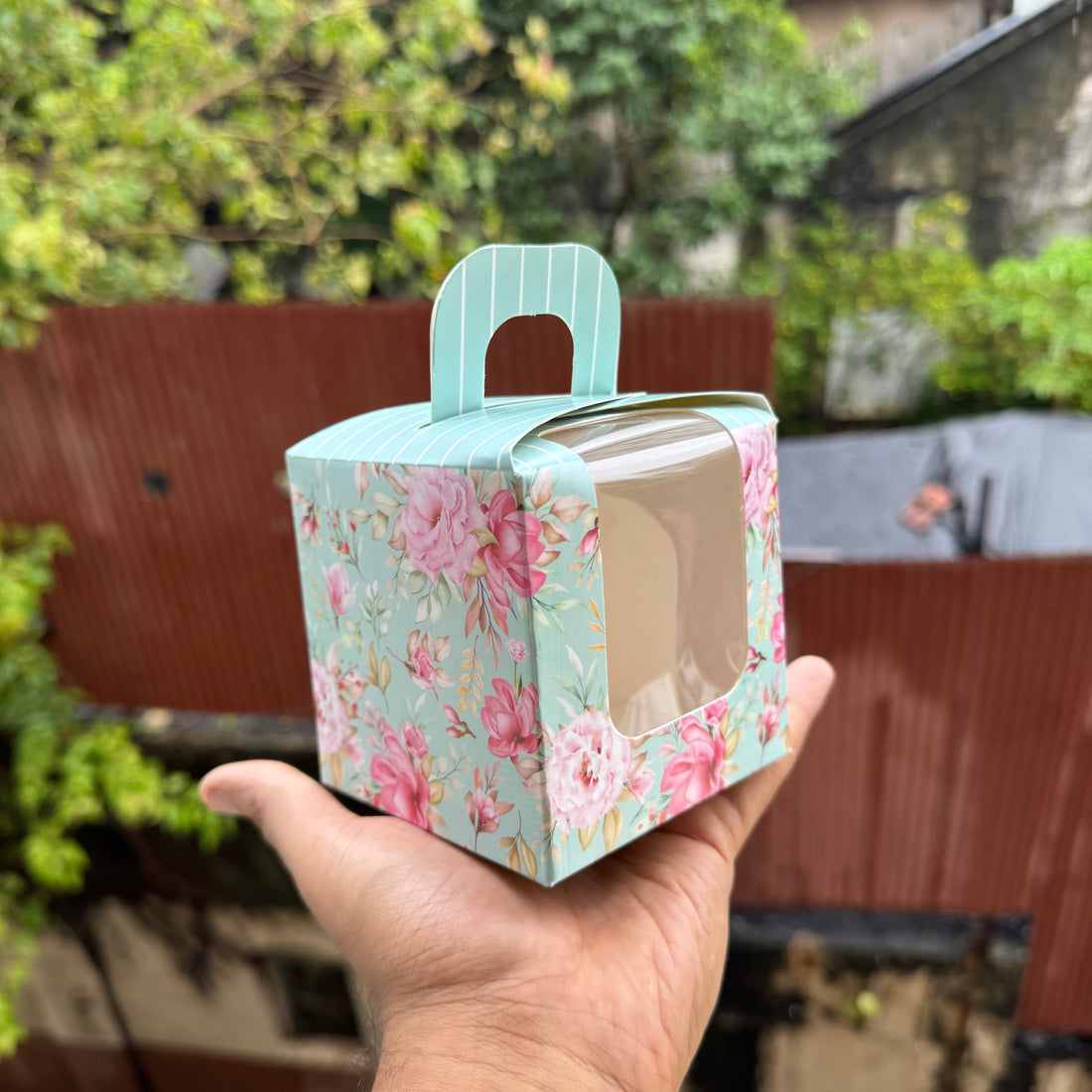 Floral Window Box Jar Candle 10pc