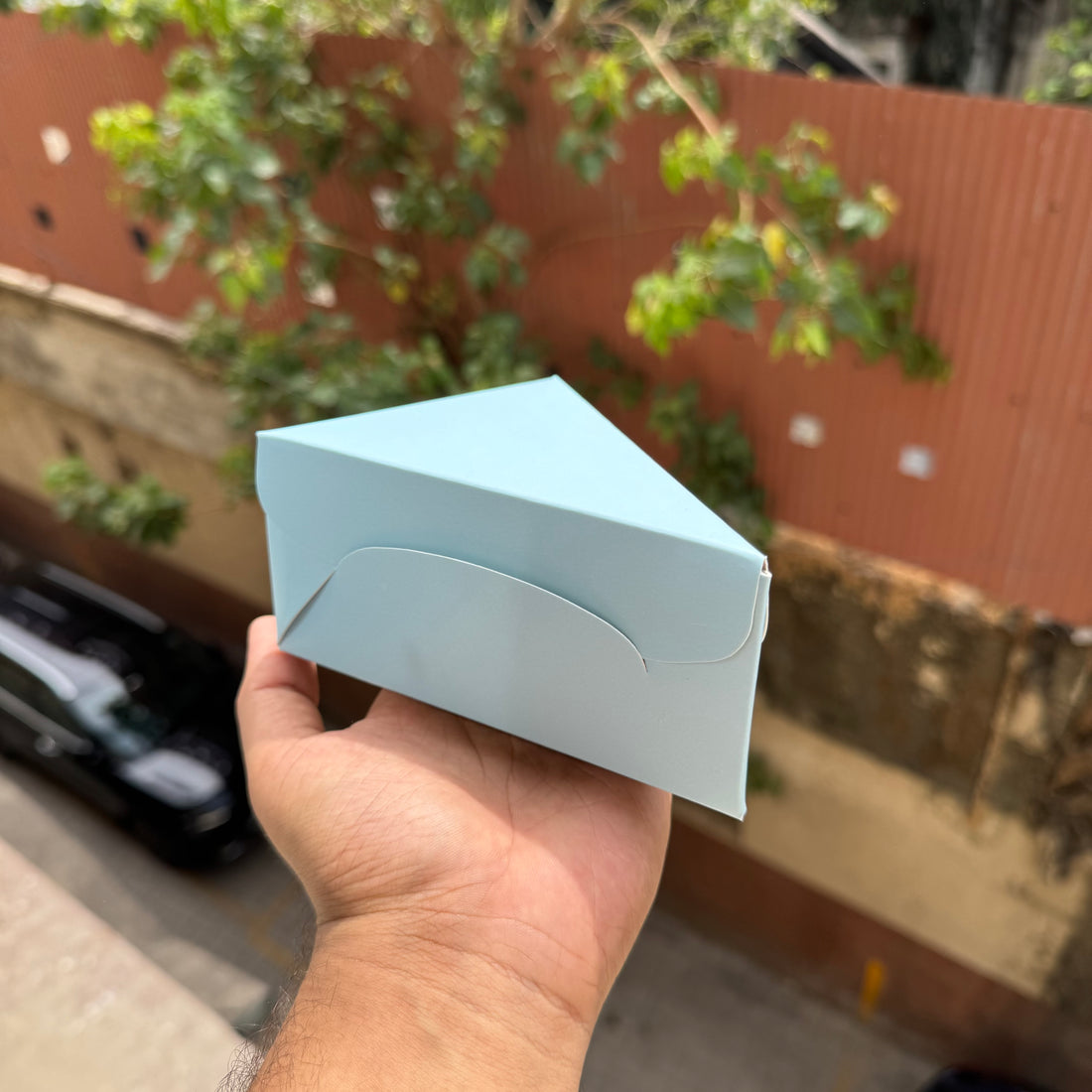 Pastel Sky Blue Pastry Box (10pc)