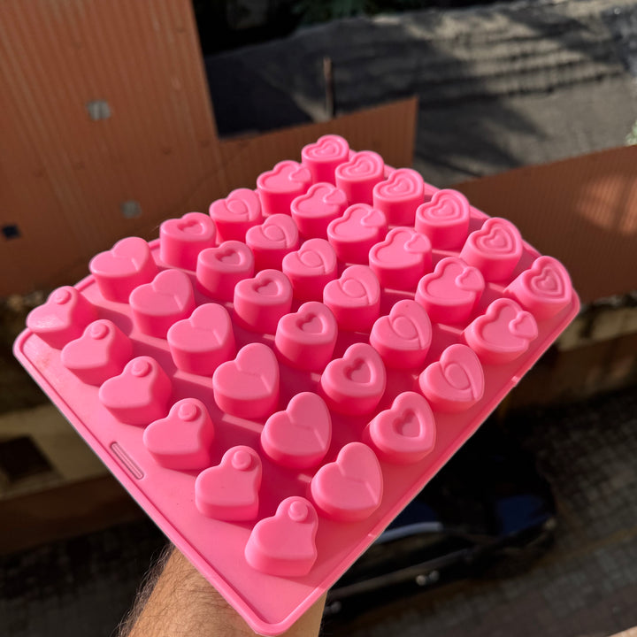 Assorted Hearts Chocolate Silicon Mould