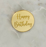 Happy Birthday Coin / Charms Topper