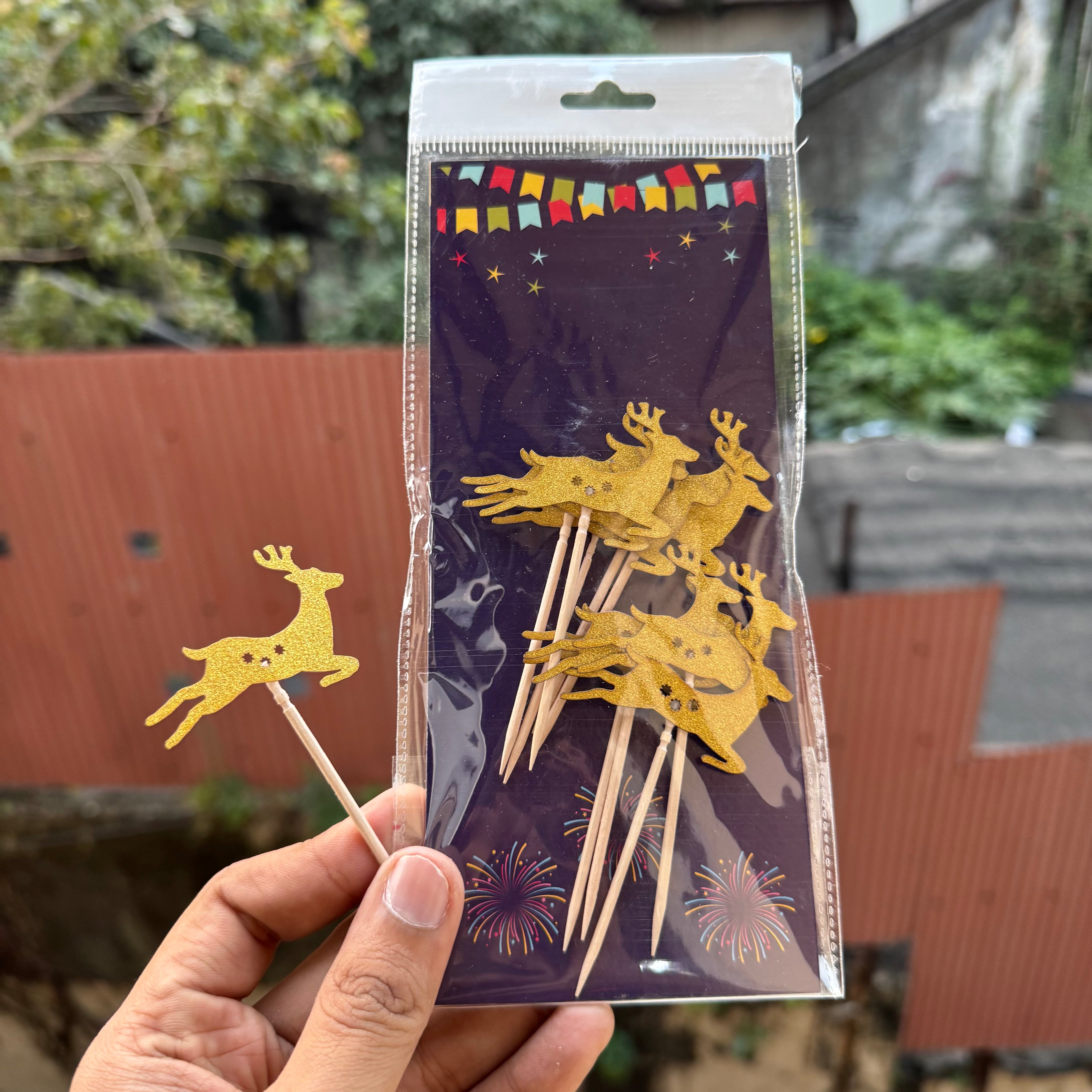 Christmas Paper Topper (10pc)