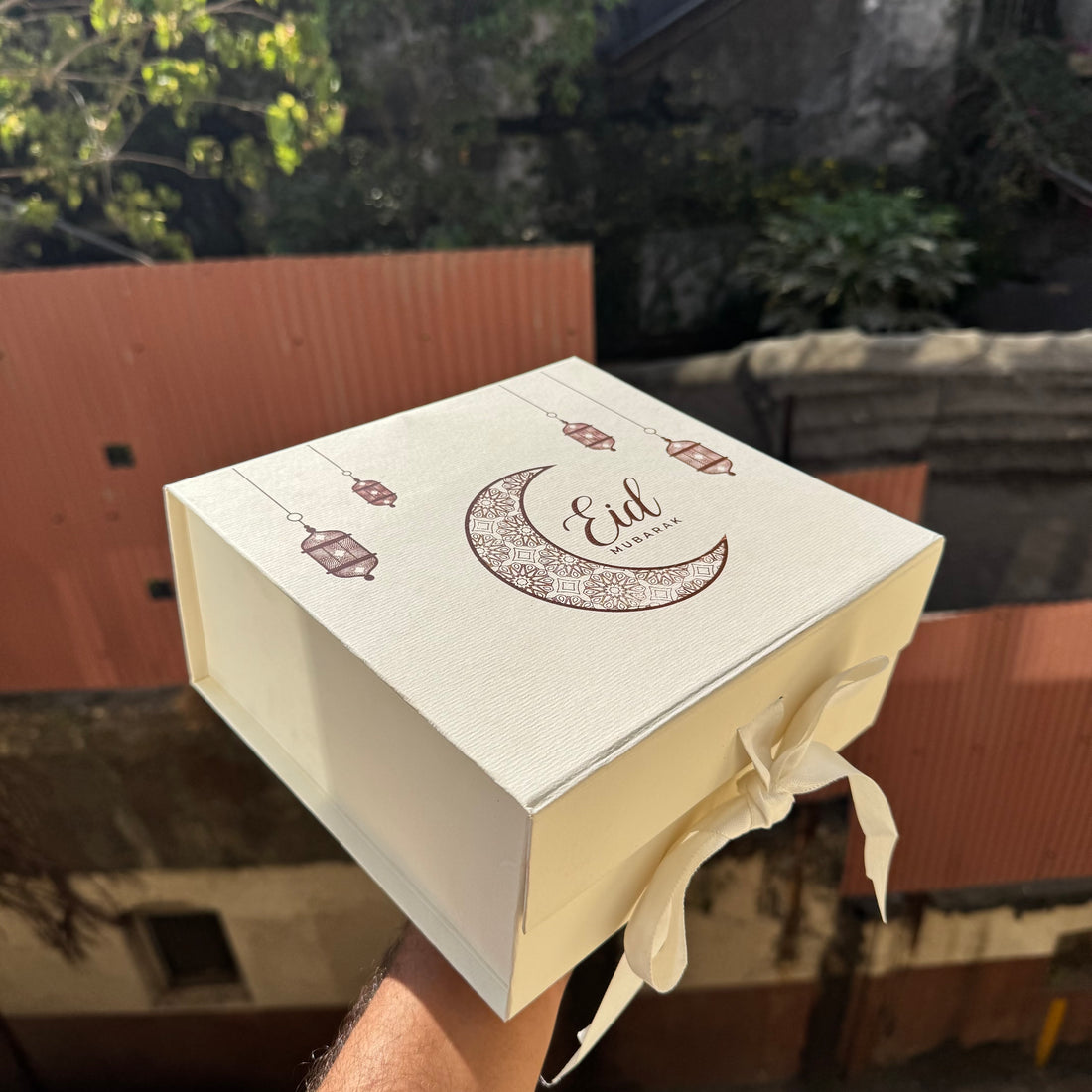 Eid Collapsible Trunk Ribbon Box 1pc