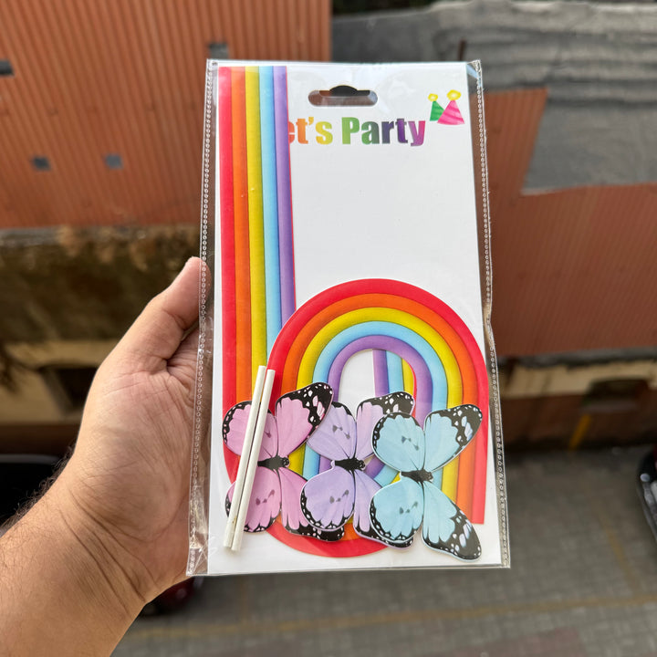 Rainbow Paper Topper Sets